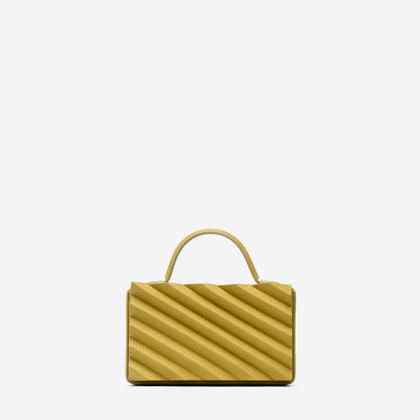 Modern Brick-Inspired Structured Handbag | Geometric Everyday Crossbody Bag