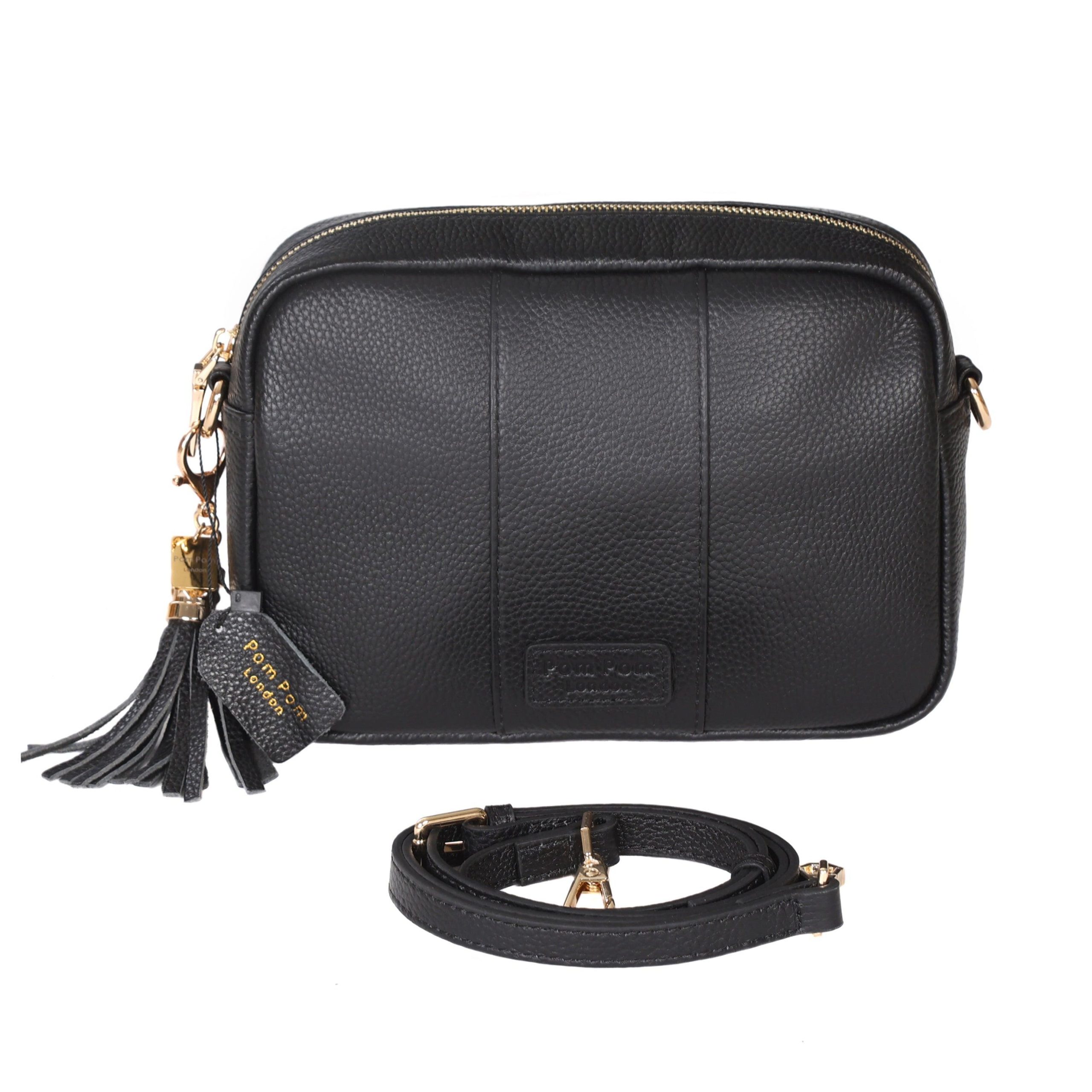 pom pom london city bag black