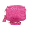 pom pom london city bag croc pink