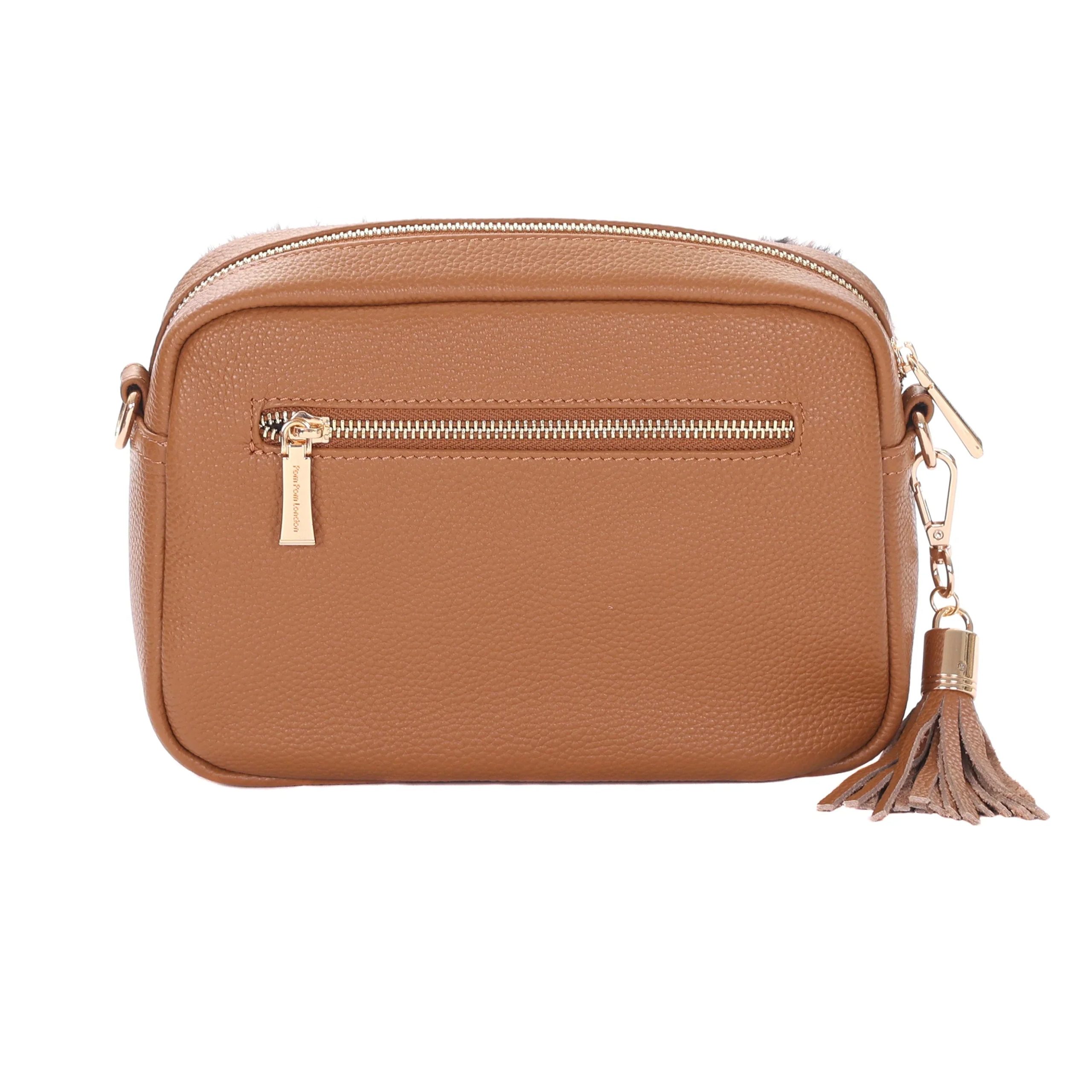 pom pom london city bag leopard print faux fur maple bundle pom pom london city bag leopard print faux fur maple bundle