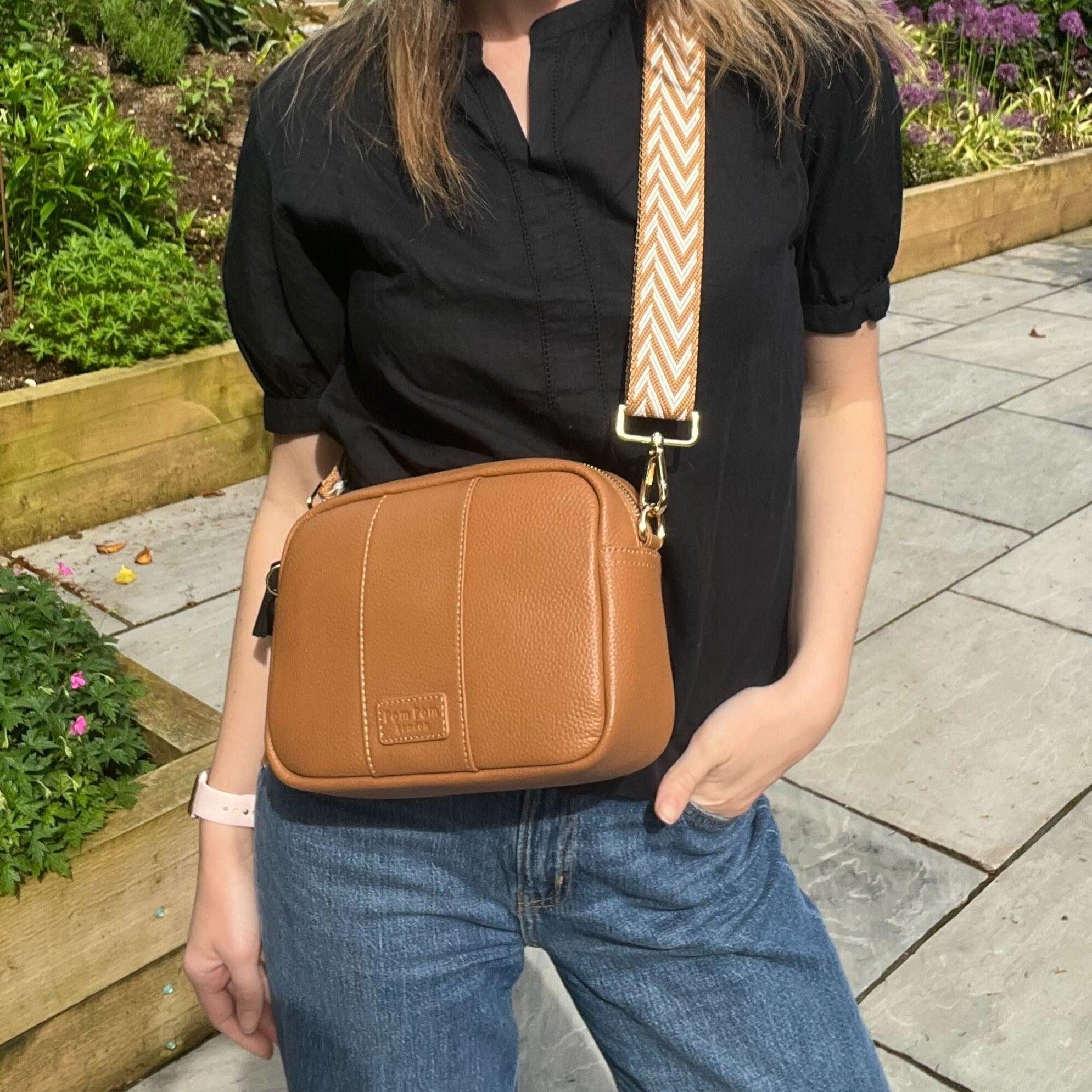 pom pom london city bag maple