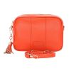pom pom london city bag orange spice