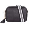 pom pom london city bag ostrich black