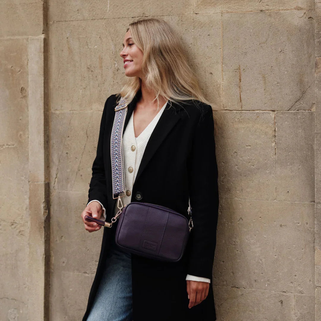 pom pom london city bag purple nightshade pom pom london city bag purple nightshade