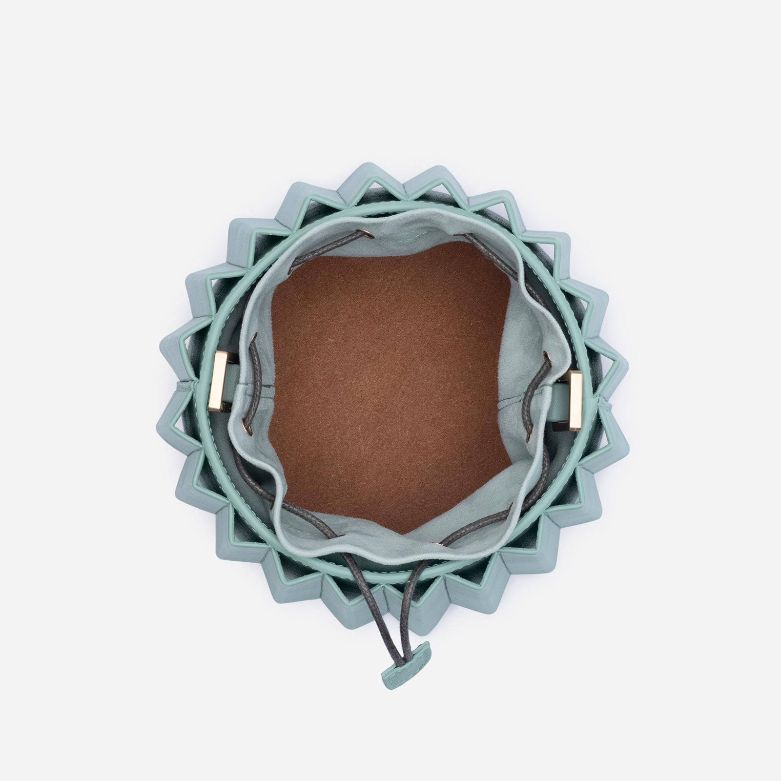 lantern bag pleated
