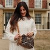 pom pom london city bag leopard print faux fur maple bundle