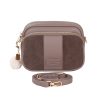 original suede & leather bag mocha