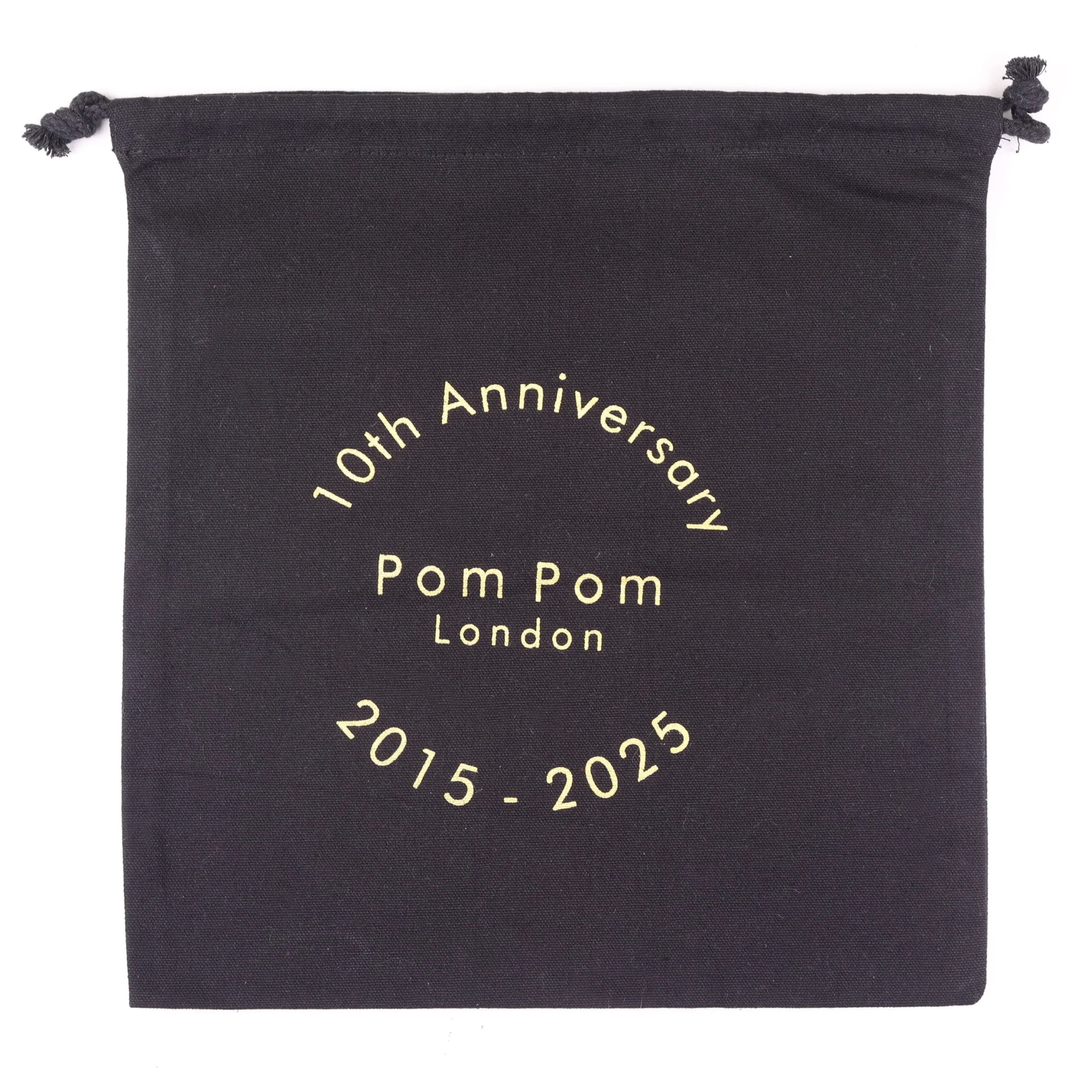 pom pom london city bag ostrich black