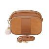 original suede & leather bag maple