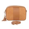 city suede & leather bag maple