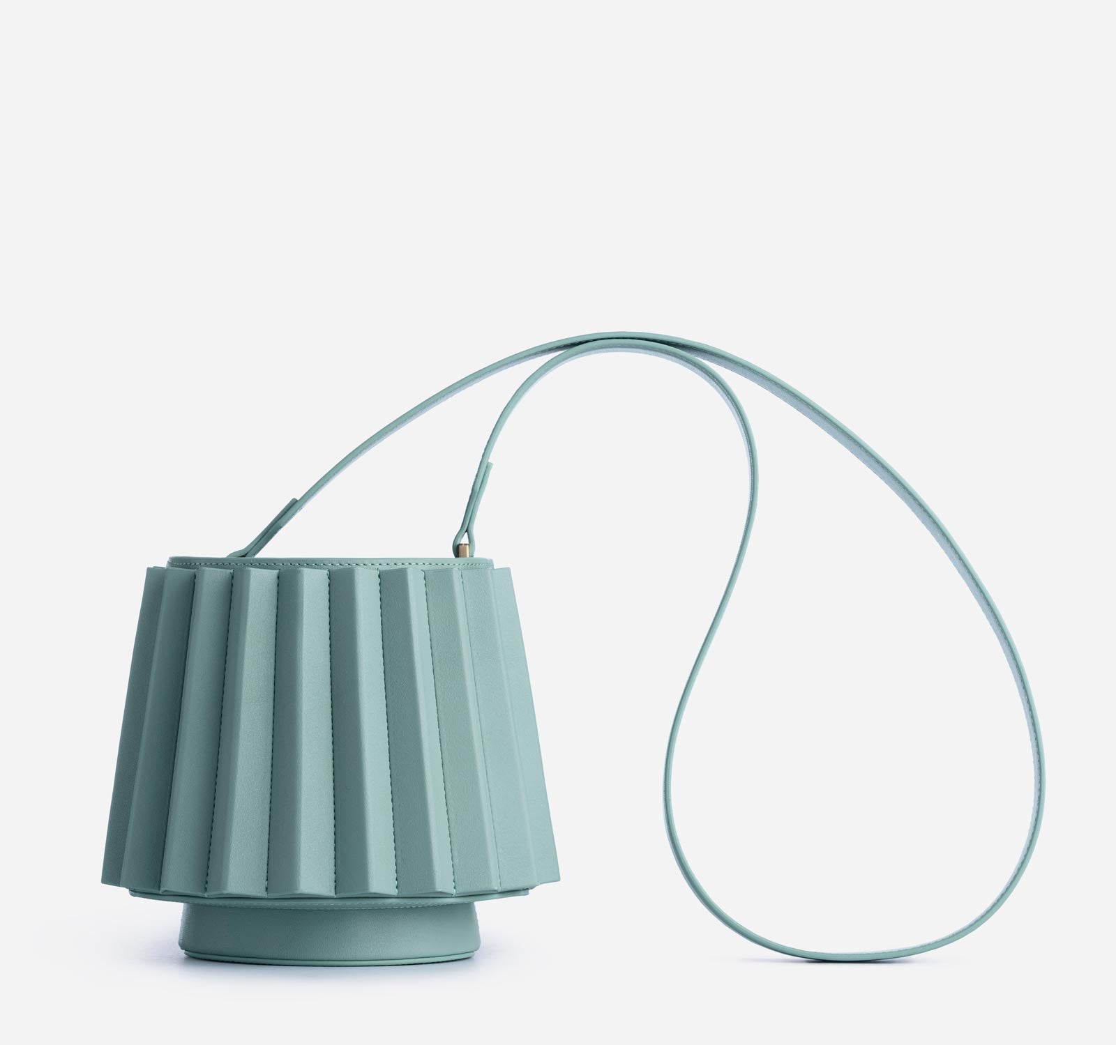 lantern bag pleated