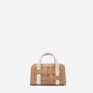 Premium Mini Woven Suede Crossbody Bag – Compact & Stylish