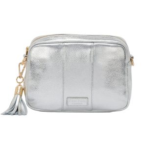 Shimmer & Shine: Metallic Silver Crossbody Bag for Effortless Day-to-Night Style